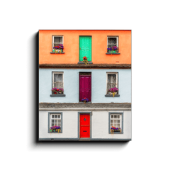 Canvas Wrap - Cottages of Labasheeda, County Clare - Moods of Ireland