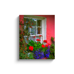 Canvas Wrap - Irish Cottage at Bunratty Castle, County Clare
