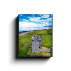 Canvas Wrap - Gleninagh Castle near Ballyvaughan, County Clare - James A. Truett - Moods of Ireland - Irish Art