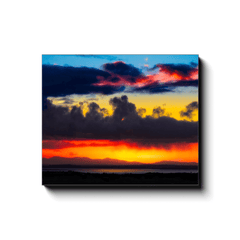 Canvas Wrap - Moody Sunrise over Ireland's Shannon Estuary - James A. Truett - Moods of Ireland - Irish Art