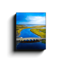 Canvas Wrap - Blackweir Bridge and Poulnasherry Bay, County Clare - James A. Truett - Moods of Ireland - Irish Art