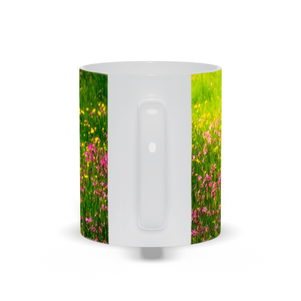 Ceramic Mug - Ragged Robin and Buttercups in County Clare Meadow - James A. Truett - Moods of Ireland - Irish Art