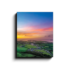 Canvas Wrap - Blue Sky over Sunrise, Kildysart, County Clare - James A. Truett - Moods of Ireland - Irish Art