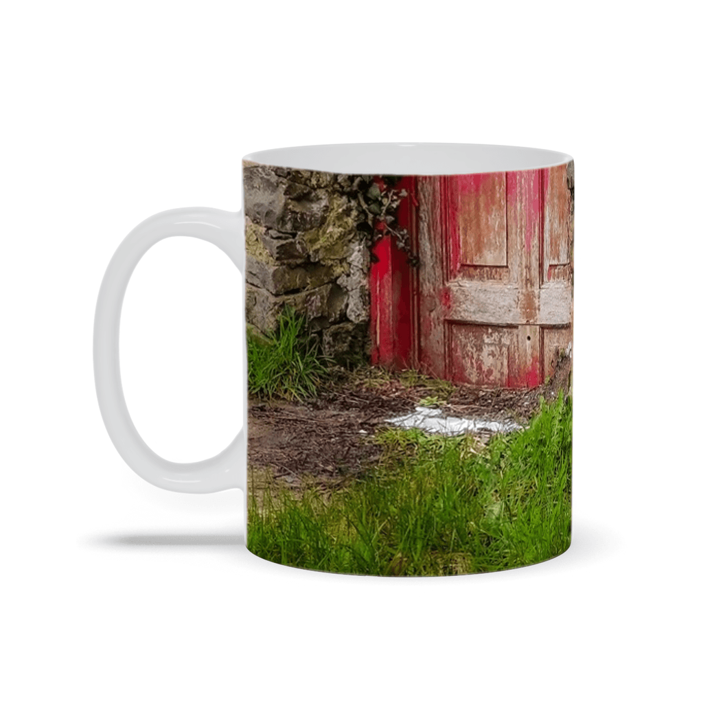 Ceramic Mug - Daffodils Outside Abandoned Cottage, County Clare - James A. Truett - Moods of Ireland - Irish Art