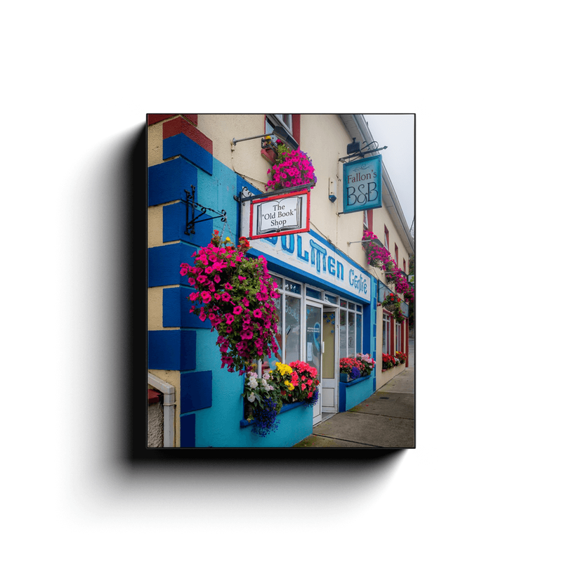 Canvas Wrap - The Old Book Shop, Kinvara, County Galway - James A. Truett - Moods of Ireland - Irish Art