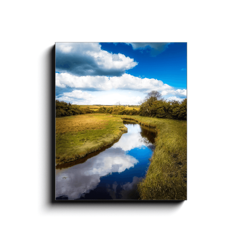 Canvas Wrap - Tranquil Winding Brook, County Clare - James A. Truett - Moods of Ireland - Irish Art