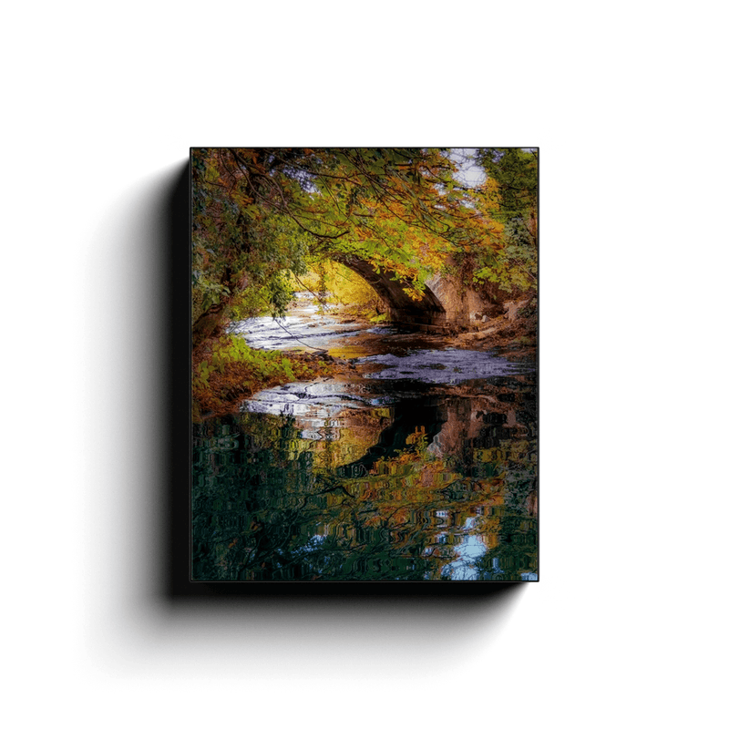 Canvas Wrap - Water under Clondegad Bridge, County Clare - James A. Truett - Moods of Ireland - Irish Art