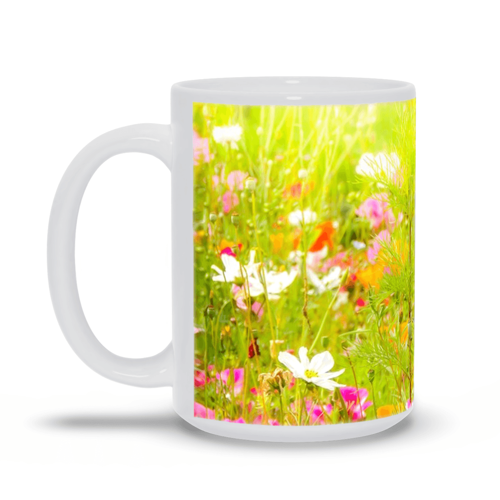 Ceramic Mug - Wildflower Chorus Serenading the Sun, County Clare - James A. Truett - Moods of Ireland - Irish Art
