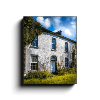 Canvas Wrap - Abandoned Irish Manor House, County Clare - James A. Truett - Moods of Ireland - Irish Art