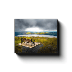 Canvas Wrap - Sun Rays on the Shores of Lough Derg, County Clare - Moods of Ireland