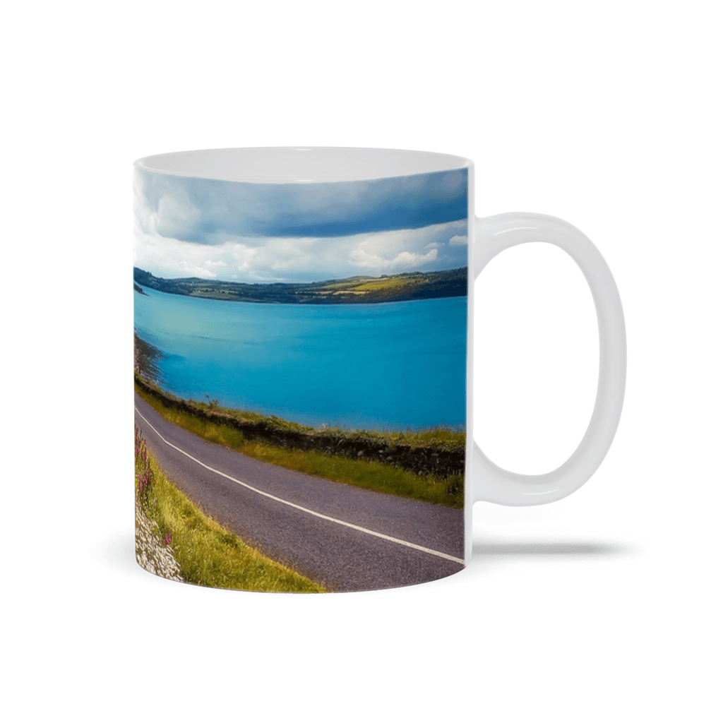 Ceramic Mug - Field of blooms along Shannon Estuary, County Clare - James A. Truett - Moods of Ireland - Irish Art
