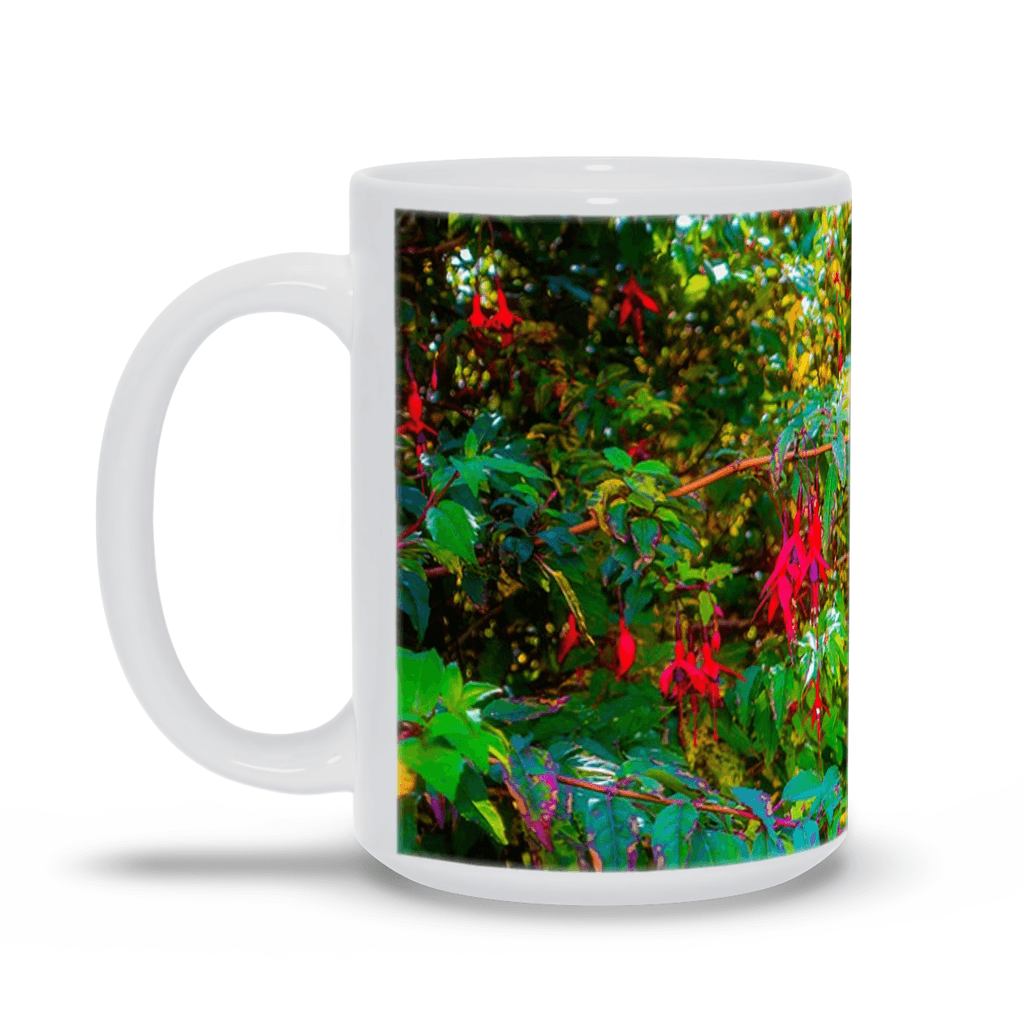 Ceramic Mug - Wild Fuchsias Frollicking in the County Clare Countryside - James A. Truett - Moods of Ireland - Irish Art