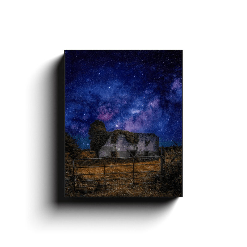 Canvas Wrap - Abandoned Irish Home in Lanna, County Clare - Moods of Ireland