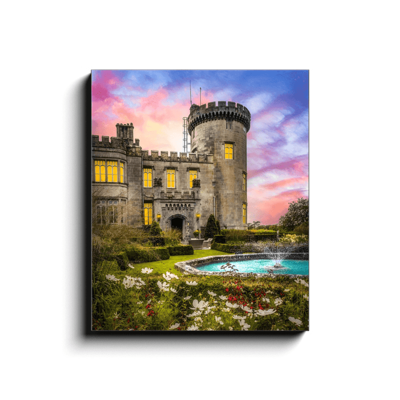 Canvas Wrap - Dromoland Castle at Sunset, County Clare - Moods of Ireland