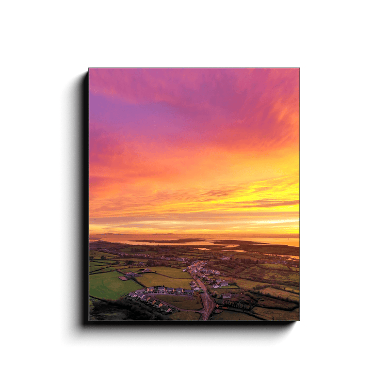 Canvas Wrap - November Sunrise over Kildysart, County Clare - James A. Truett - Moods of Ireland - Irish Art