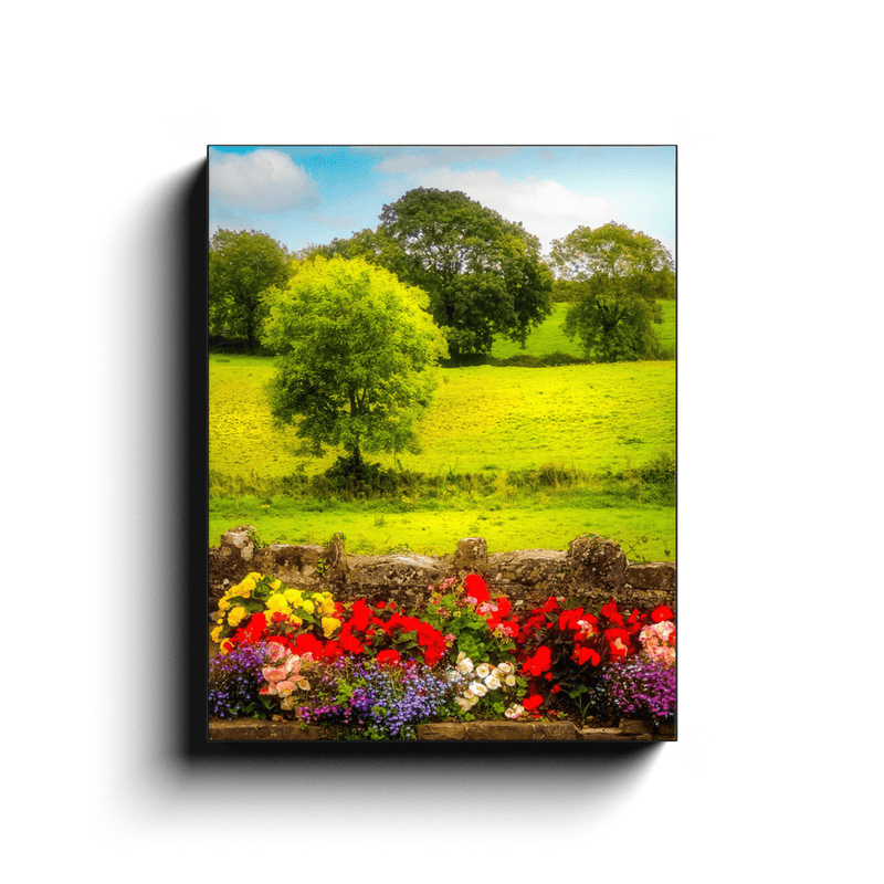 Canvas Wrap - Green Meadows at Kildysart, County Clare - James A. Truett - Moods of Ireland - Irish Art