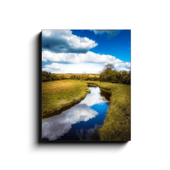 Canvas Wrap - Tranquil Winding Brook, County Clare - James A. Truett - Moods of Ireland - Irish Art