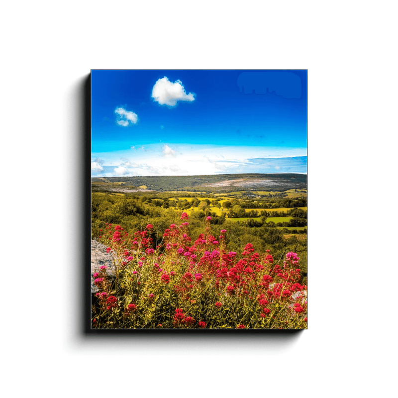 Canvas Wrap - Summer Burren Vista from Aillwee Cave, County Clare - James A. Truett - Moods of Ireland - Irish Art