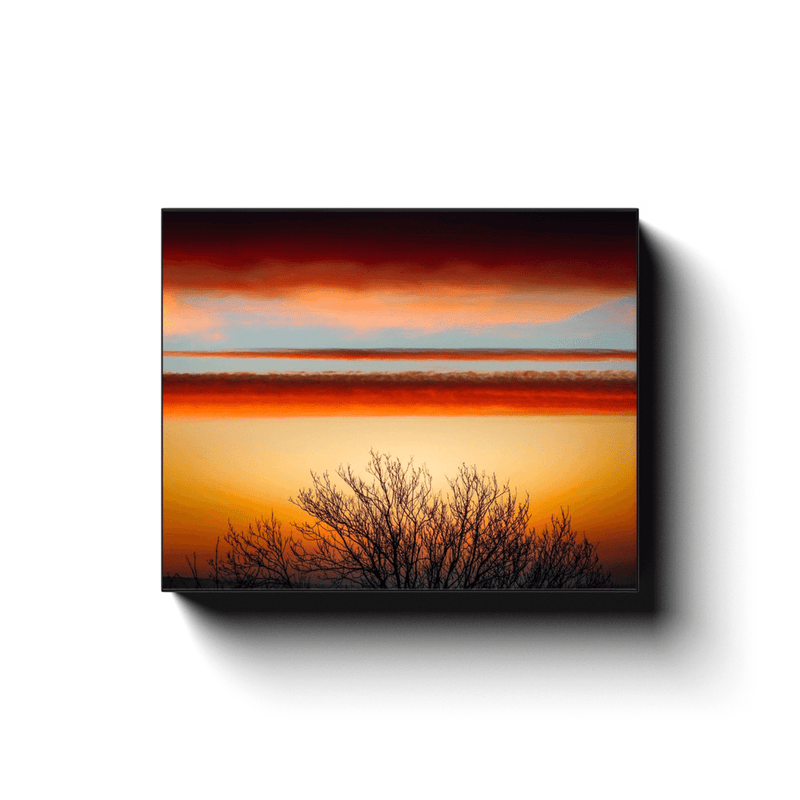 Canvas Wrap - Layered Irish Sunrise over Celtic Tree of life - James A. Truett - Moods of Ireland - Irish Art