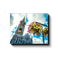 Canvas Wrap - Steeple at Holy Cross Cathedral, Charleville, County Cork - James A. Truett - Moods of Ireland - Irish Art