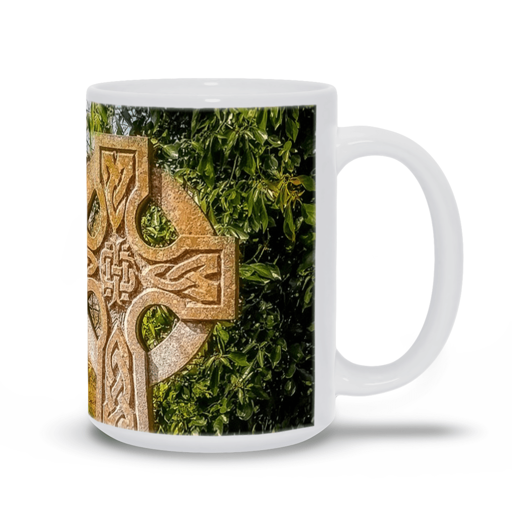 Ceramic Mug - Celtic Cross at Dysert O'dea Graveyard, County Clare - James A. Truett - Moods of Ireland - Irish Art