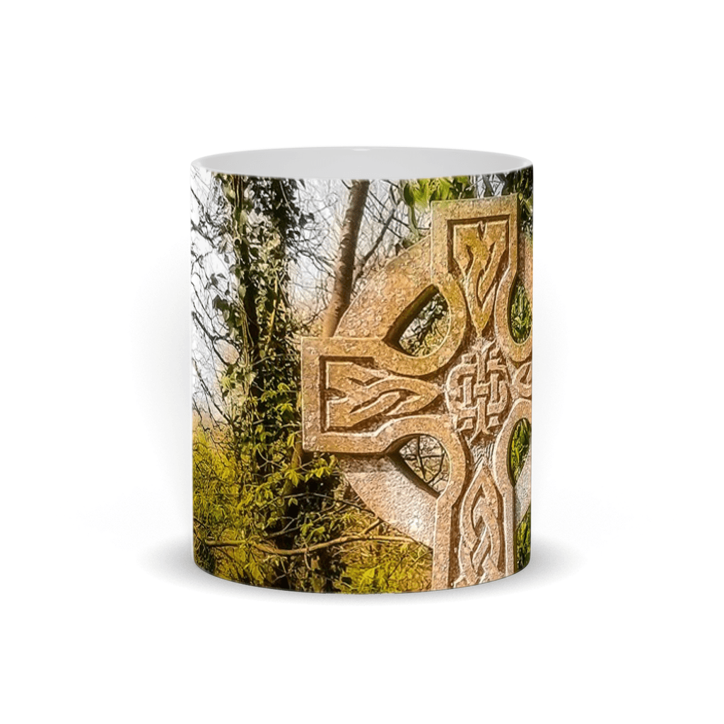 Ceramic Mug - Celtic Cross at Dysert O'dea Graveyard, County Clare - James A. Truett - Moods of Ireland - Irish Art
