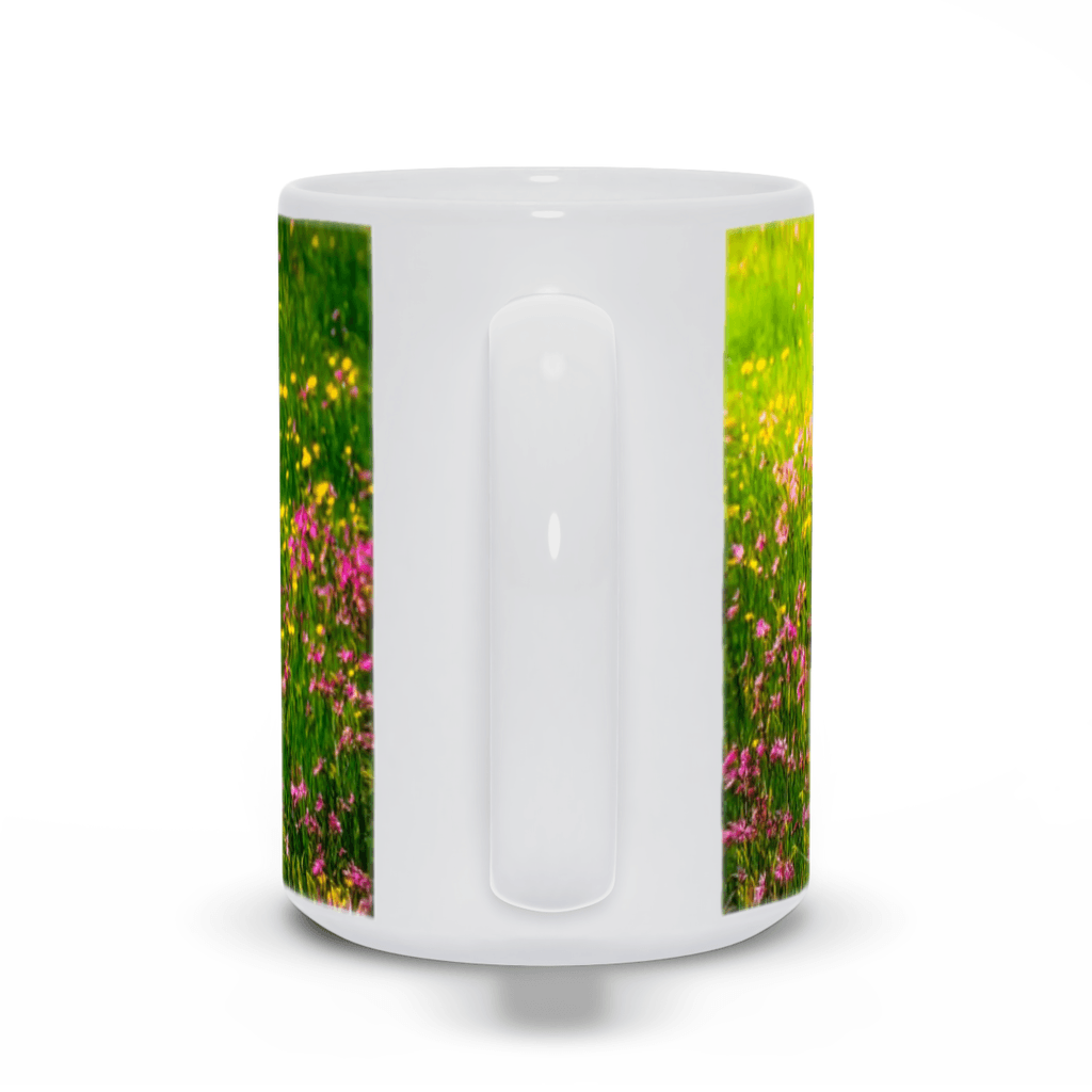 Ceramic Mug - Ragged Robin and Buttercups in County Clare Meadow - James A. Truett - Moods of Ireland - Irish Art