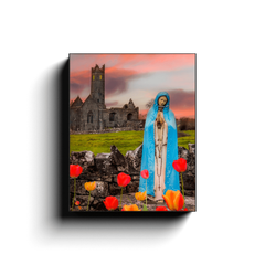 Canvas Wrap - Holy Mother at Quin Abbey, County Clare - James A. Truett - Moods of Ireland - Irish Art