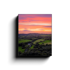 Canvas Wrap - Sunset over Kildysart Countryside, County Clare, Ireland - James A. Truett - Moods of Ireland - Irish Art